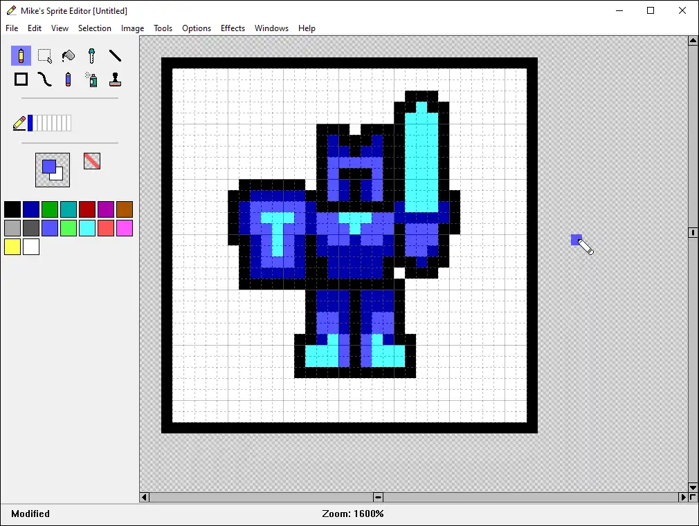 Download webtool of webapp Mikes Sprite Editor