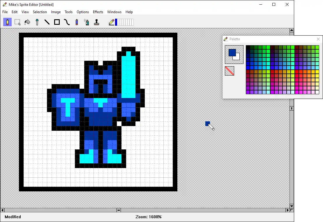 Web ツールまたは Web アプリ Mike Sprite Editor をダウンロード