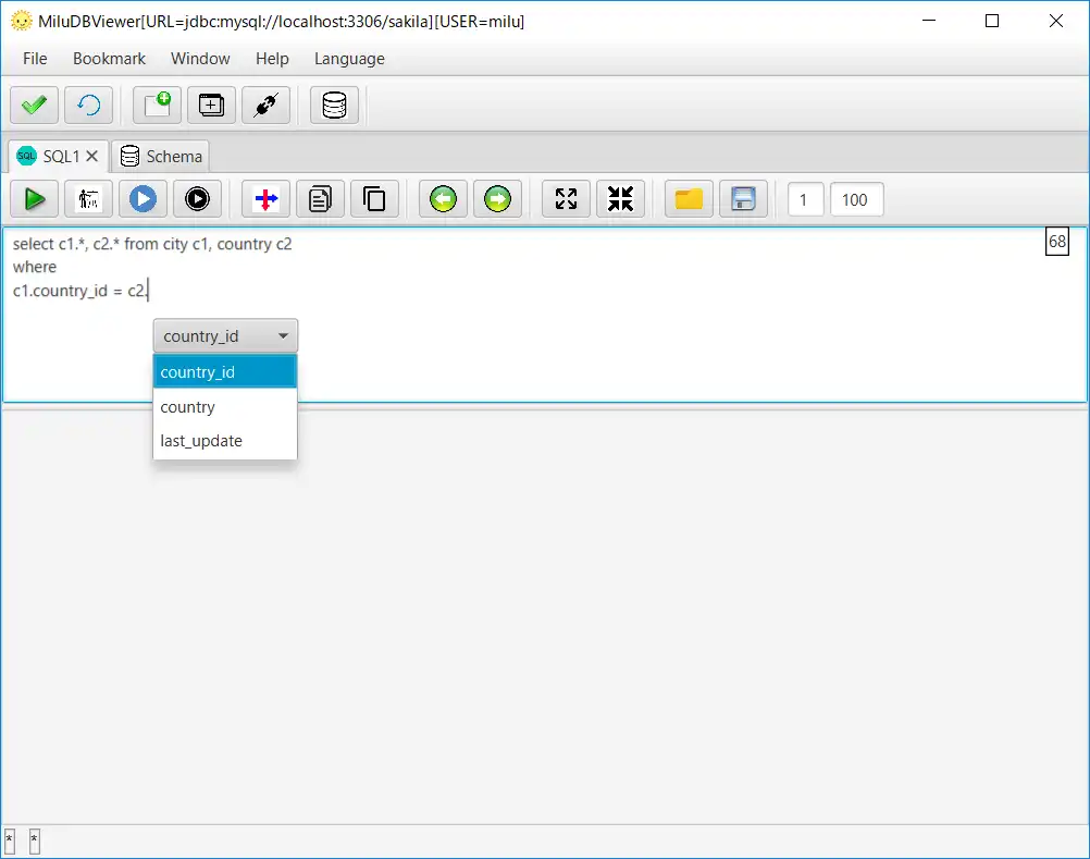 Download web tool or web app MiluDBViewer