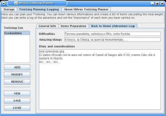 Download web tool or web app Milvus Trekking Planner to run in Linux online