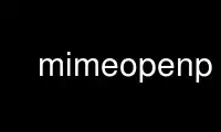 Execute o mimeopenp no provedor de hospedagem gratuita OnWorks no Ubuntu Online, Fedora Online, emulador online do Windows ou emulador online do MAC OS