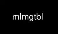 Запустите mImgtbl в бесплатном хостинг-провайдере OnWorks через Ubuntu Online, Fedora Online, онлайн-эмулятор Windows или онлайн-эмулятор MAC OS