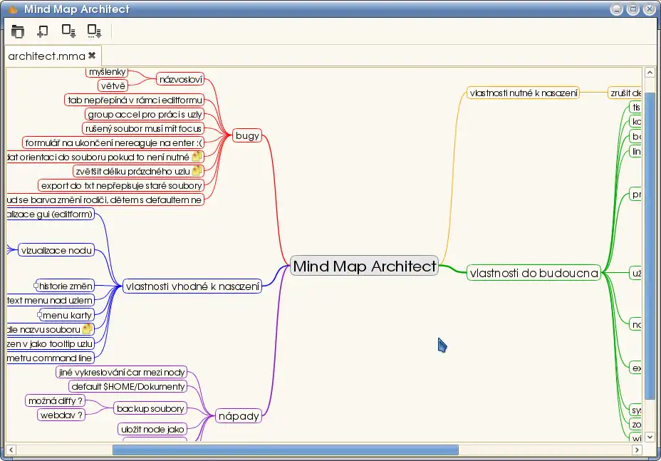 웹 도구 또는 웹 앱 Mind Map Architect 다운로드