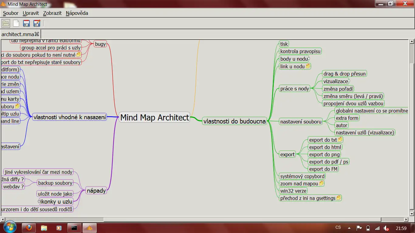 웹 도구 또는 웹 앱 Mind Map Architect 다운로드