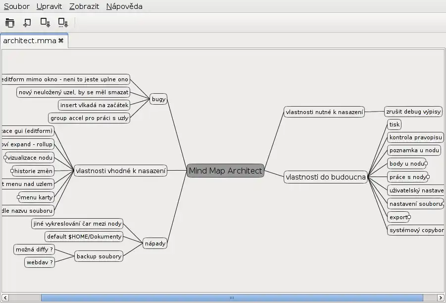 Pobierz narzędzie internetowe lub aplikację internetową Mind Map Architect