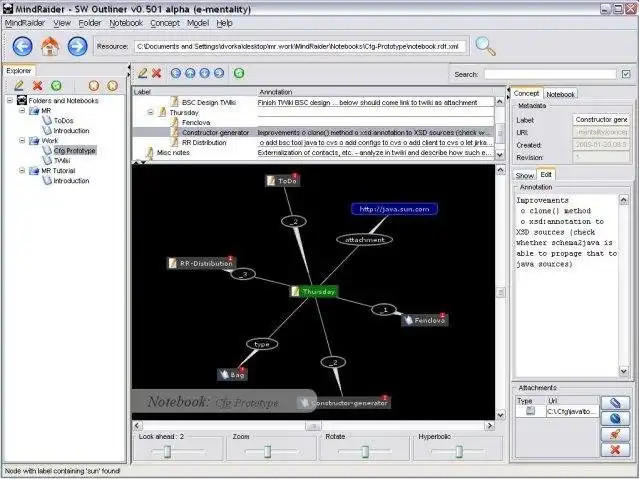 Web ツールまたは Web アプリ MindRaider をダウンロードする