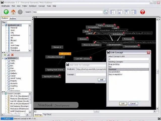 Web ツールまたは Web アプリ MindRaider をダウンロードする