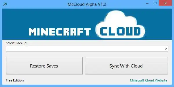 Unduh alat web atau aplikasi web Minecraft Cloud