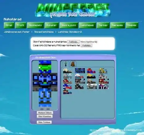 Download webtool of webapp Minecraft-PSC