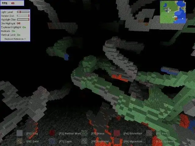 Unduh alat web atau aplikasi web Minecraft X-Ray