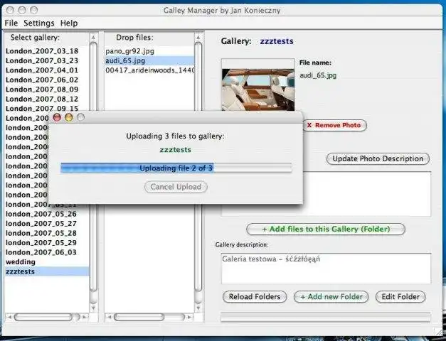 Download web tool or web app Mini Gallery Manager