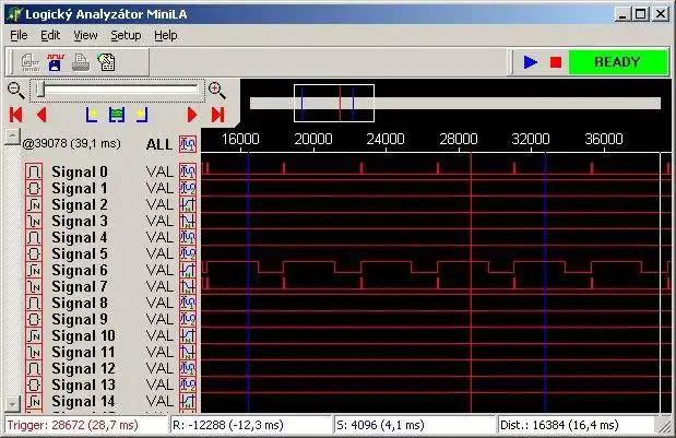 Download web tool or web app MiniLA - logic analyzer SW  HW to run in Linux online