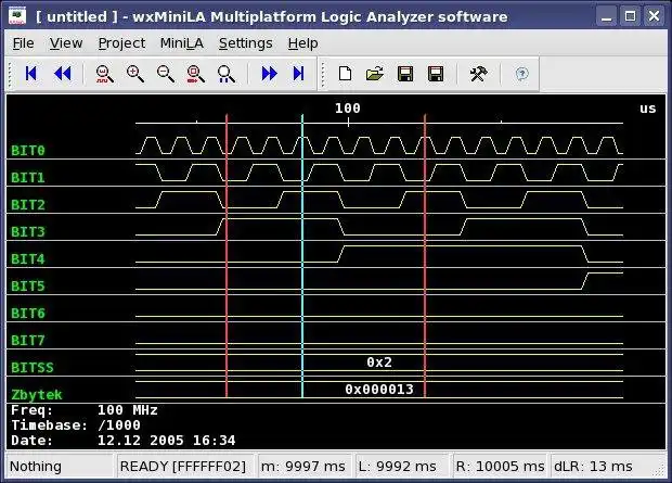 Download web tool or web app MiniLA - logic analyzer SW  HW to run in Linux online