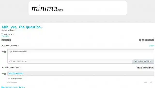 Download web tool or web app Minima CMS