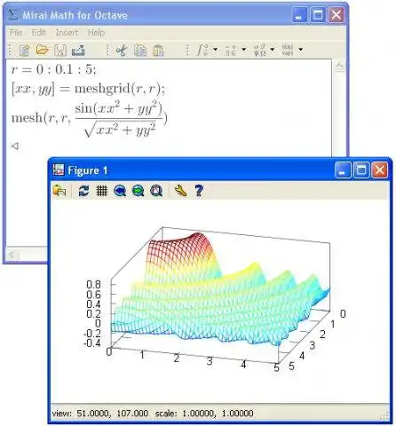 Download web tool or web app Mirai Math to run in Windows online over Linux online