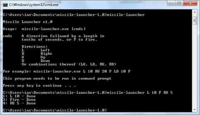 Download web tool or web app Missile Launcher (mfire) to run in Windows online over Linux online