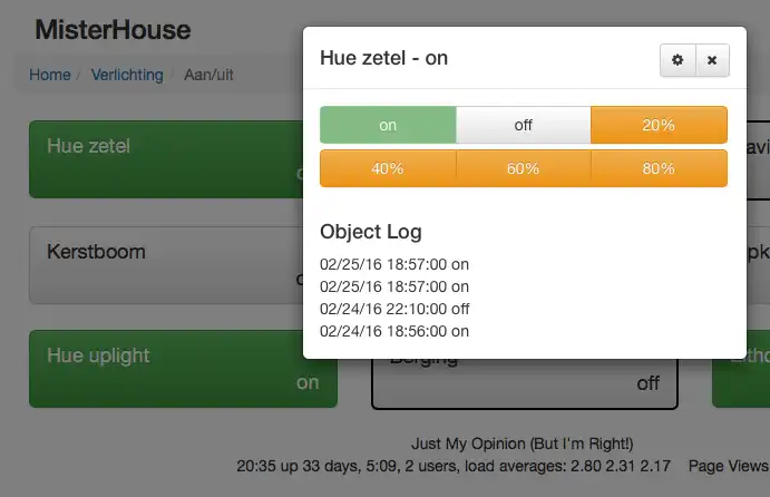 Download web tool or web app MisterHouse:   Home Automation with Perl