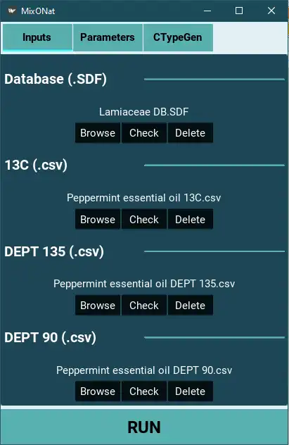 Download web tool or web app MixONat