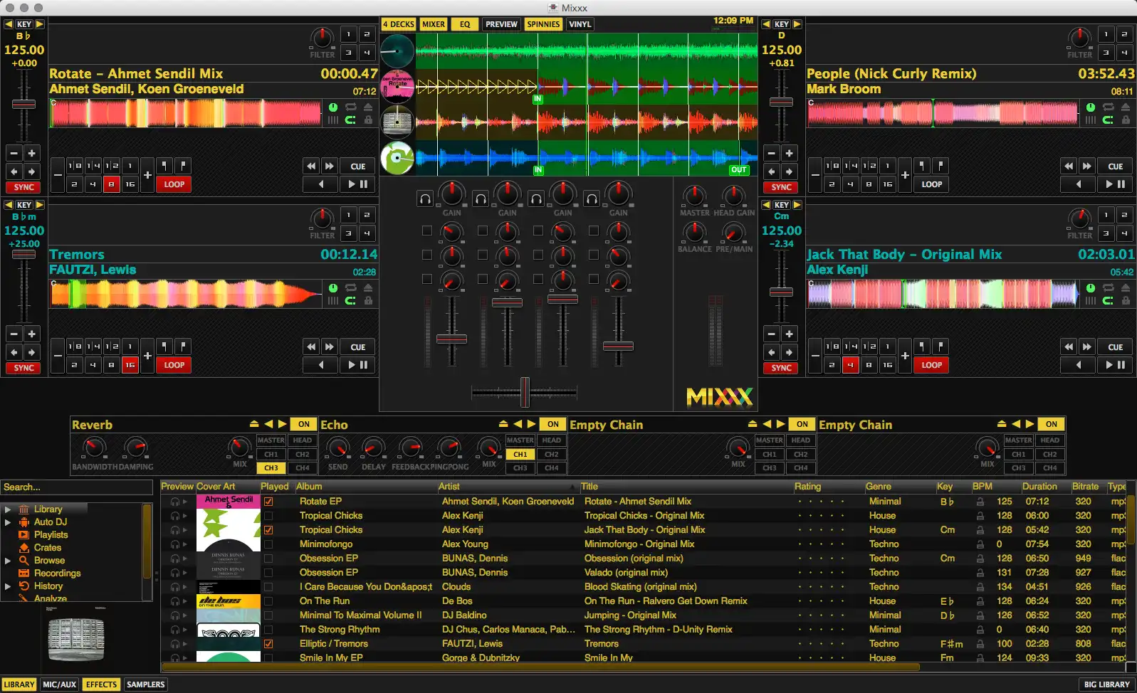 Download webtool of webapp Mixxx