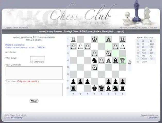 Download web tool or web app MKGI Chess Club to run in Linux online