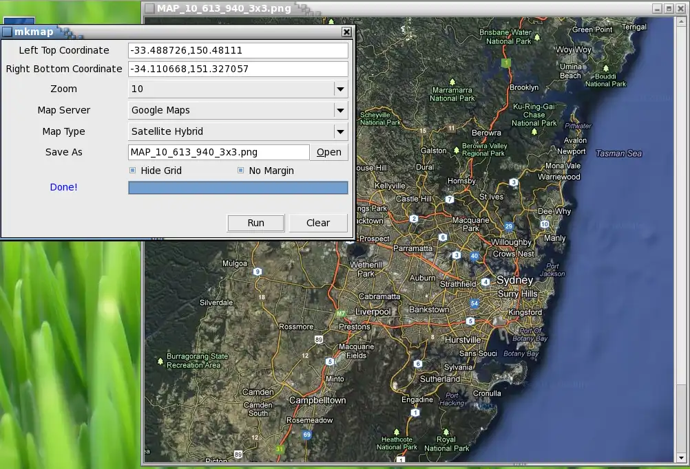 Download web tool or web app mkmap to run in Linux online