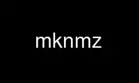 Run mknmz in OnWorks free hosting provider over Ubuntu Online, Fedora Online, Windows online emulator or MAC OS online emulator