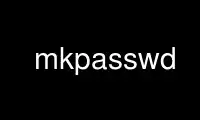 Run mkpasswd in OnWorks free hosting provider over Ubuntu Online, Fedora Online, Windows online emulator or MAC OS online emulator