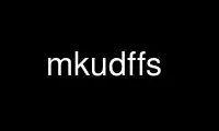 Run mkudffs in OnWorks free hosting provider over Ubuntu Online, Fedora Online, Windows online emulator or MAC OS online emulator