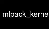 Run mlpack_kernel_pca in OnWorks free hosting provider over Ubuntu Online, Fedora Online, Windows online emulator or MAC OS online emulator