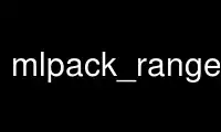 Run mlpack_range_search in OnWorks free hosting provider over Ubuntu Online, Fedora Online, Windows online emulator or MAC OS online emulator