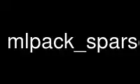 Run mlpack_sparse_coding in OnWorks free hosting provider over Ubuntu Online, Fedora Online, Windows online emulator or MAC OS online emulator