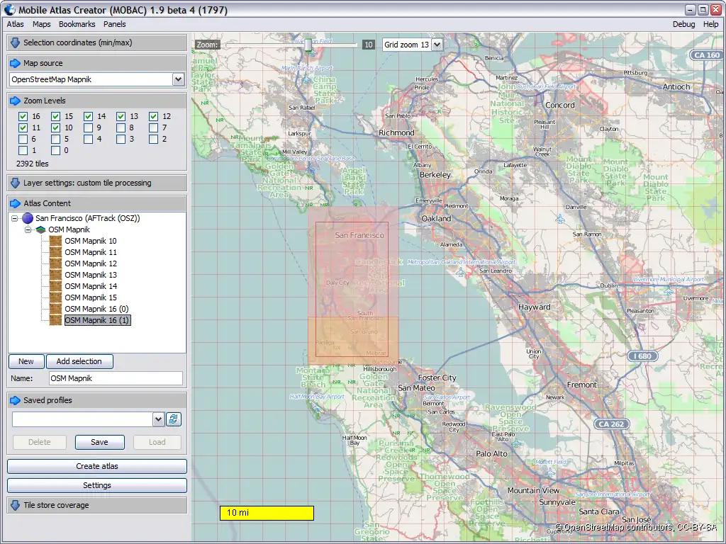 Scarica lo strumento Web o l'app Web Mobile Atlas Creator per l'esecuzione in Linux online