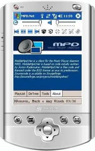 Download web tool or web app MobileMpd.net