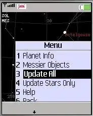 Download web tool or web app Mobile Planetarium for Java Phones