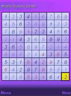 Download web tool or web app Mobile Sudoku Solver to run in Windows online over Linux online