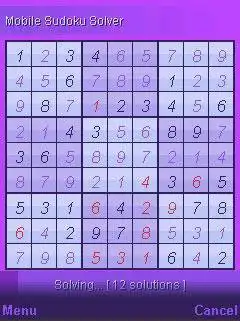 قم بتنزيل أداة الويب أو تطبيق الويب Mobile Sudoku Solver للتشغيل في Windows عبر الإنترنت عبر Linux عبر الإنترنت