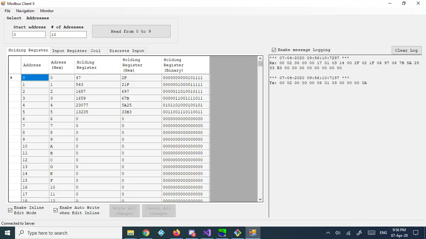 Download web tool or web app ModbusClientX - Modbus Tool