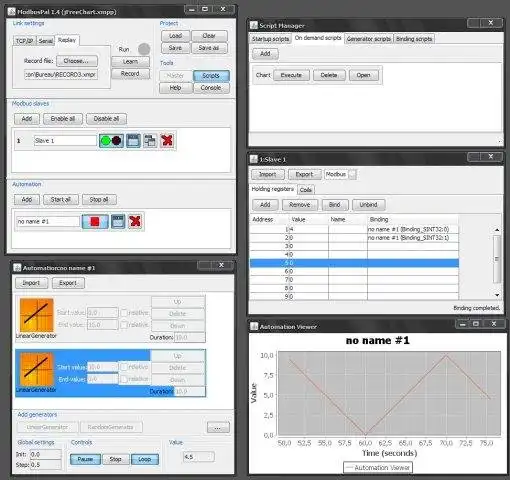 Baixe a ferramenta ou aplicativo da web ModbusPal - um simulador Java MODBUS