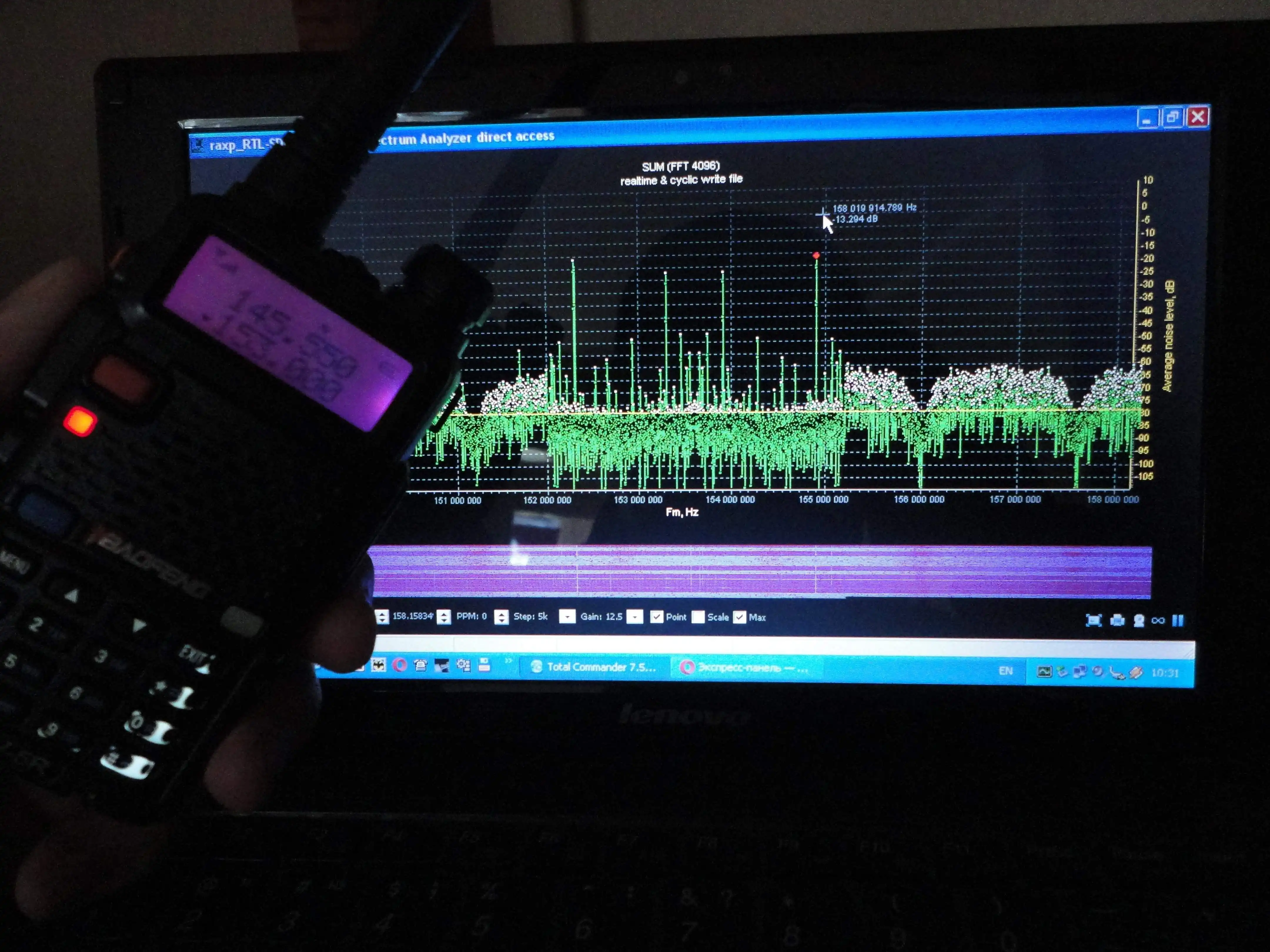 Mag-download ng web tool o web app Mod Direct Panoramic Spectrum Analyzer