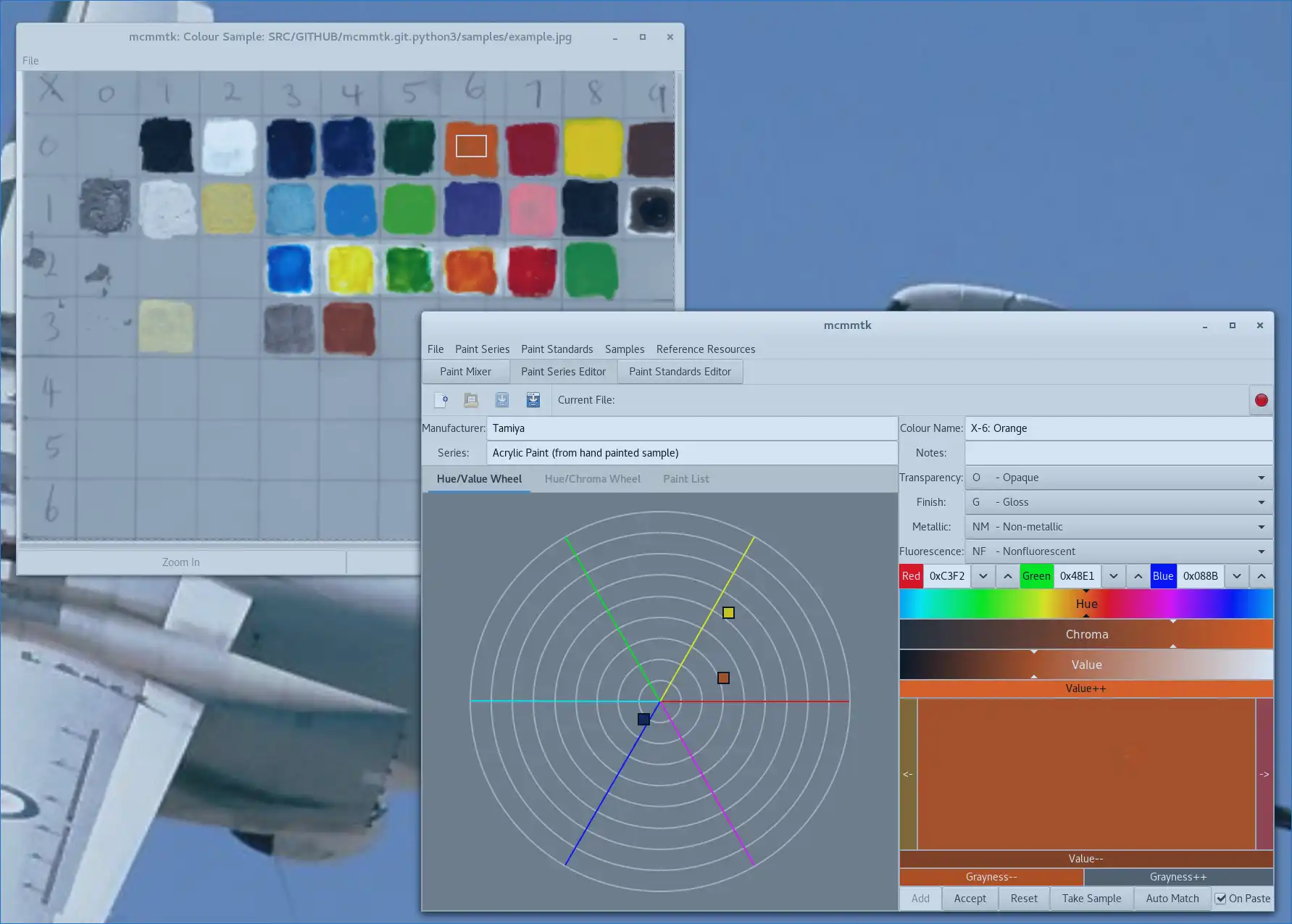 Download web tool or web app Modellers Colour Matching/Mixing Toolkit to run in Linux online
