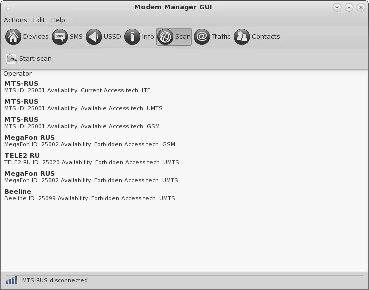 Download web tool or web app Modem Manager GUI