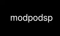 Run modpodsp in OnWorks free hosting provider over Ubuntu Online, Fedora Online, Windows online emulator or MAC OS online emulator