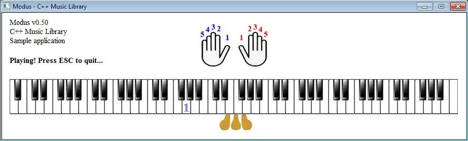 Unduh alat web atau aplikasi web Modus - Perpustakaan Musik C++