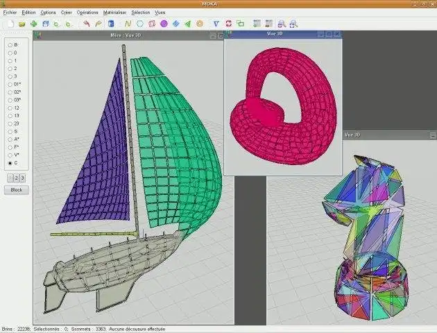 ดาวน์โหลดเครื่องมือเว็บหรือเว็บแอป MOKA - 3D Topological Modeler