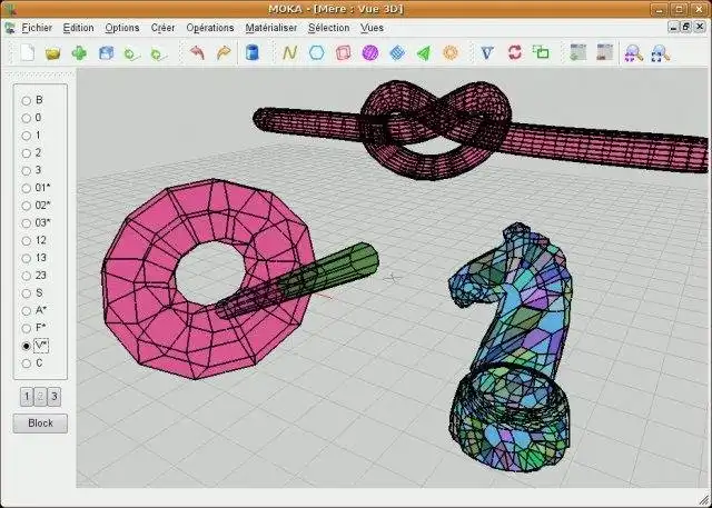 הורד את כלי האינטרנט או אפליקציית האינטרנט MOKA - 3D Topological Modeler