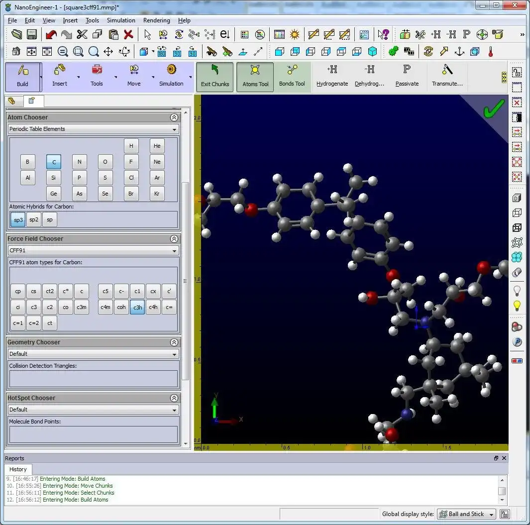 Unduh alat web atau aplikasi web Molecular Dynamics Studio