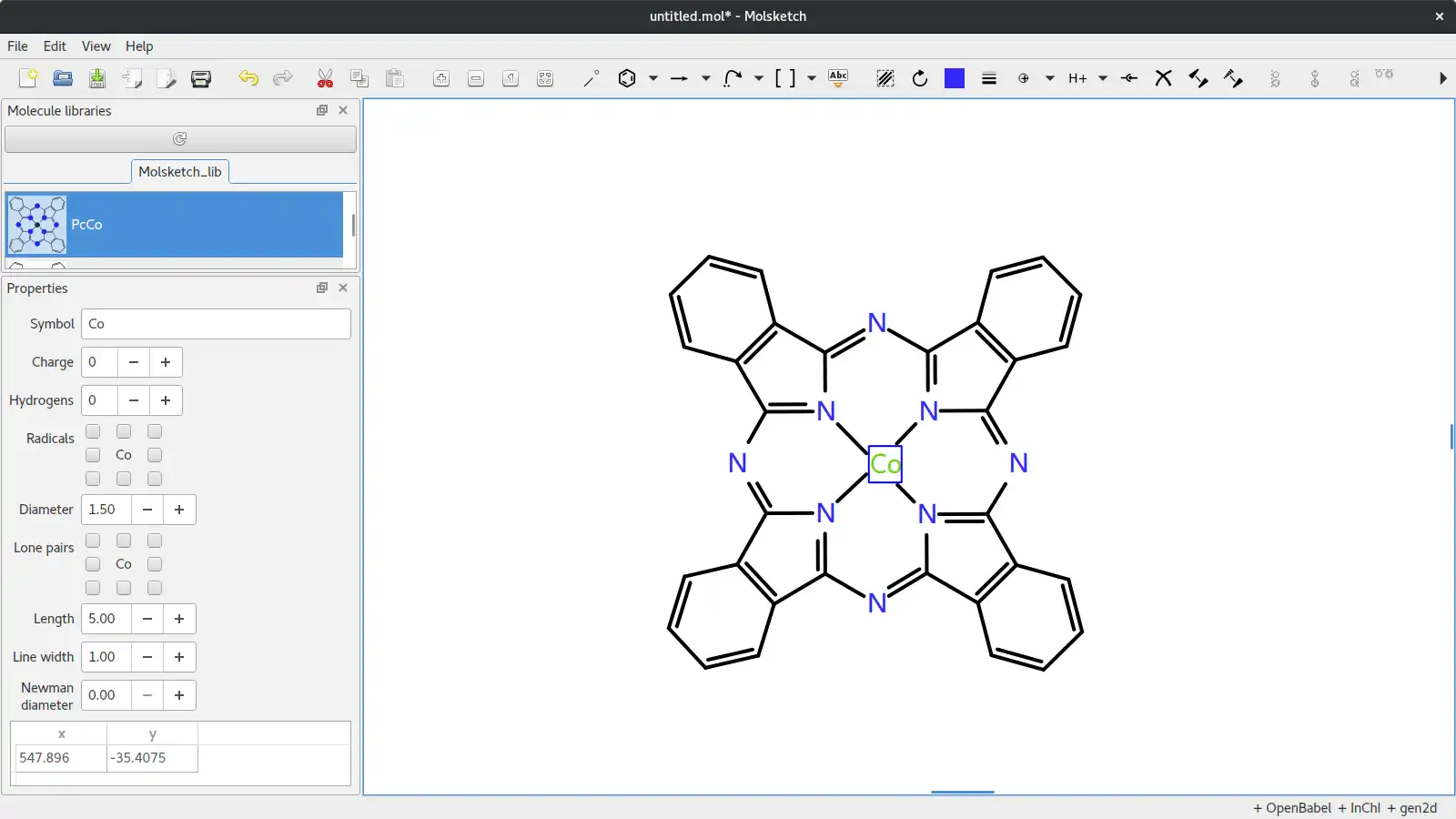 Download web tool or web app Molsketch to run in Linux online