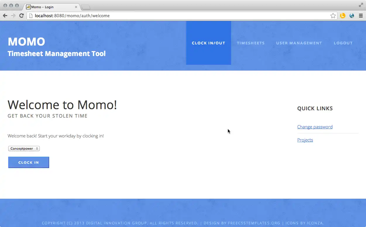 Download web tool or web app Momo