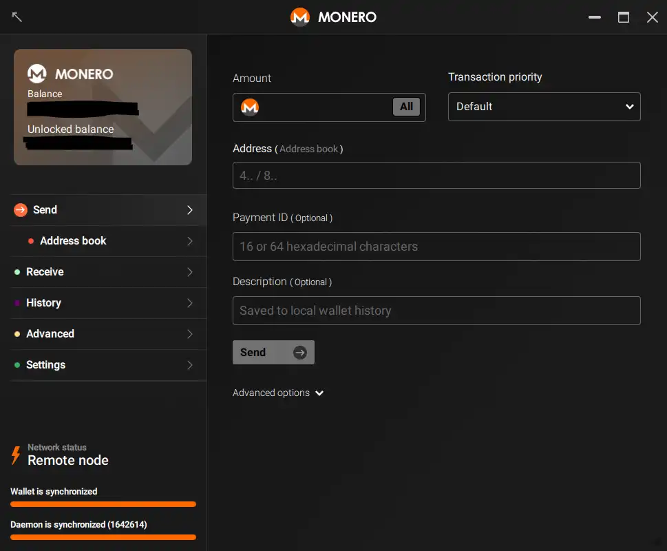 Download web tool or web app Monero