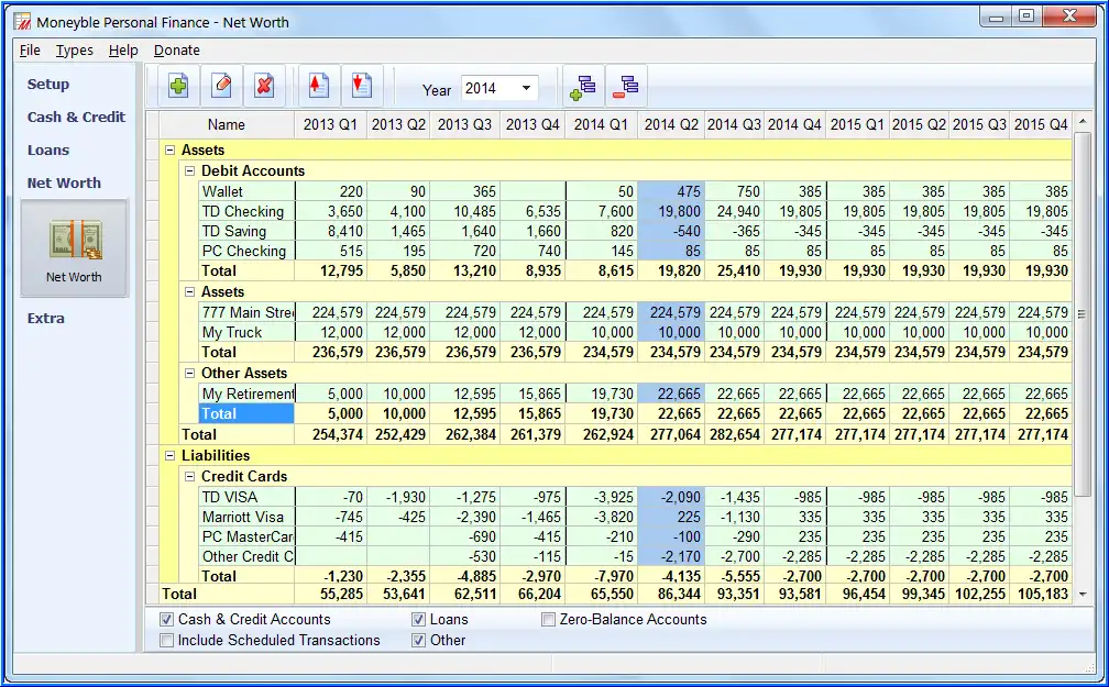 Download web tool or web app Moneyble Personal Finance